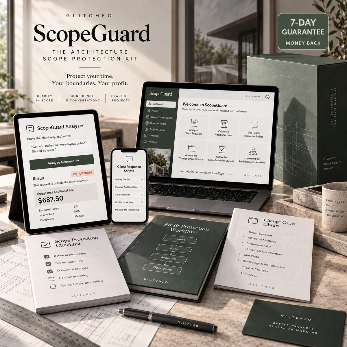 ScopeGuard — Architecture Scope Protection Kit | 7-Day Guarantee